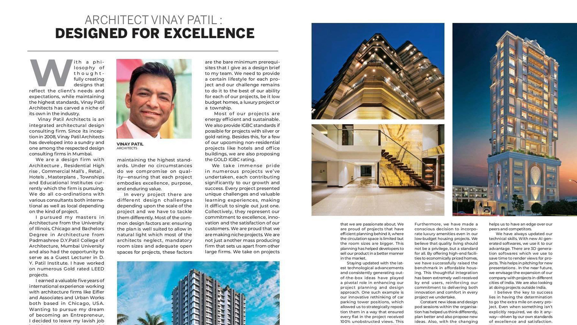 Architect Vinay Patil – Designed for Excellence